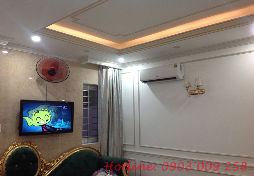 Thi Công Phào Chỉ Trần Nhà Đẹp Hàn Quốc Công Trình Anh Chánh Q3